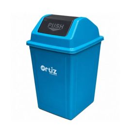 ORTIZ 40L Plastic Waste Bin with Swing Lid for Home and Office