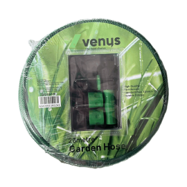 VENUS GARDEN HOSE WITH FITTINGS 12MM X 20M