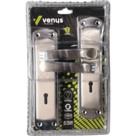 VENUS 8" MORTICE LOCKSET 3L SATIN/CHROME