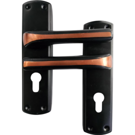 VENUS CYLINDER LOCKSET BLACK/COPPER