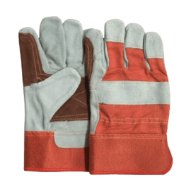 VENUS GLOVE LEATHER GREY/ORANGE