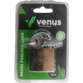 VENUS PADLOCK BRASS PLATED -32MM
