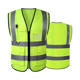 VENUS REFLACTIVE VEST WITH POCKET MED