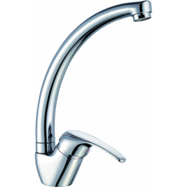 ORTIZ RIO SINK MIXER DECK MOUNT SWAN NECK