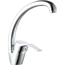 ORTIZ FERRO SINK MIXER DECK MOUNT SWAN NECK