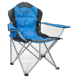 ORTIZ CAMPING CHAIR 60X60X102 - BLACK & BLUE