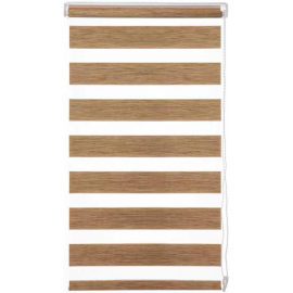 ORTIZ ZEBRA ROLLER BLINDS BROWN 120*160